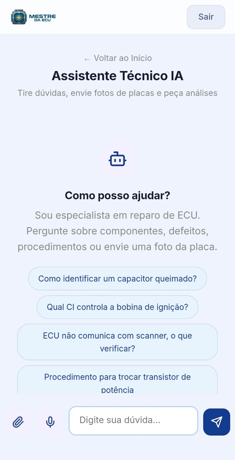 Chat do Mecânico IA